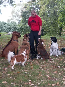 Ninnie Ohlsson with dogs